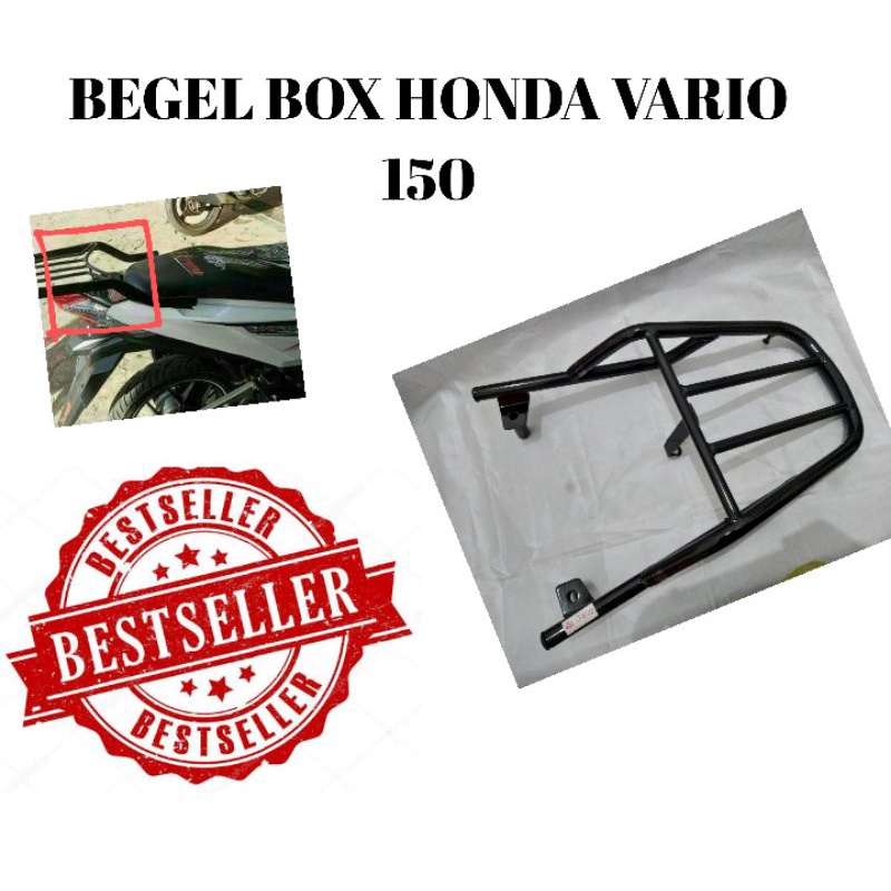 BEGEL BOX / BRACKET SEPEDA MOTOR HONDA BEAT VARIO 150 VARIO 125 SCOOPY WARNA HITAM HARGA MURAH BERKUALITAS