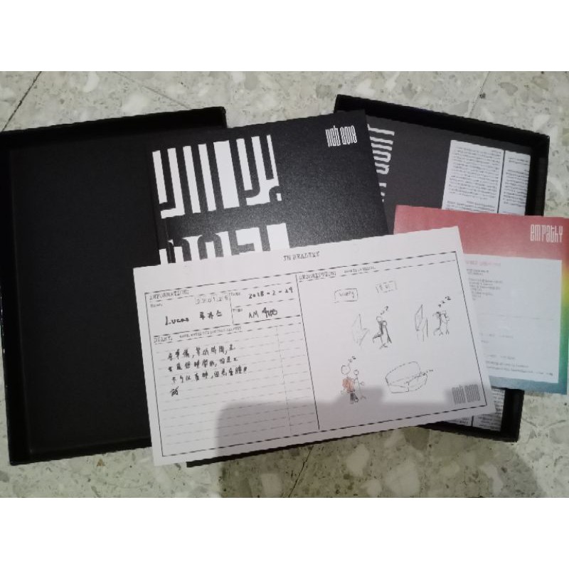 (Booked) Pelunasan, Album only empathy reality nct 2018 + diary lucas