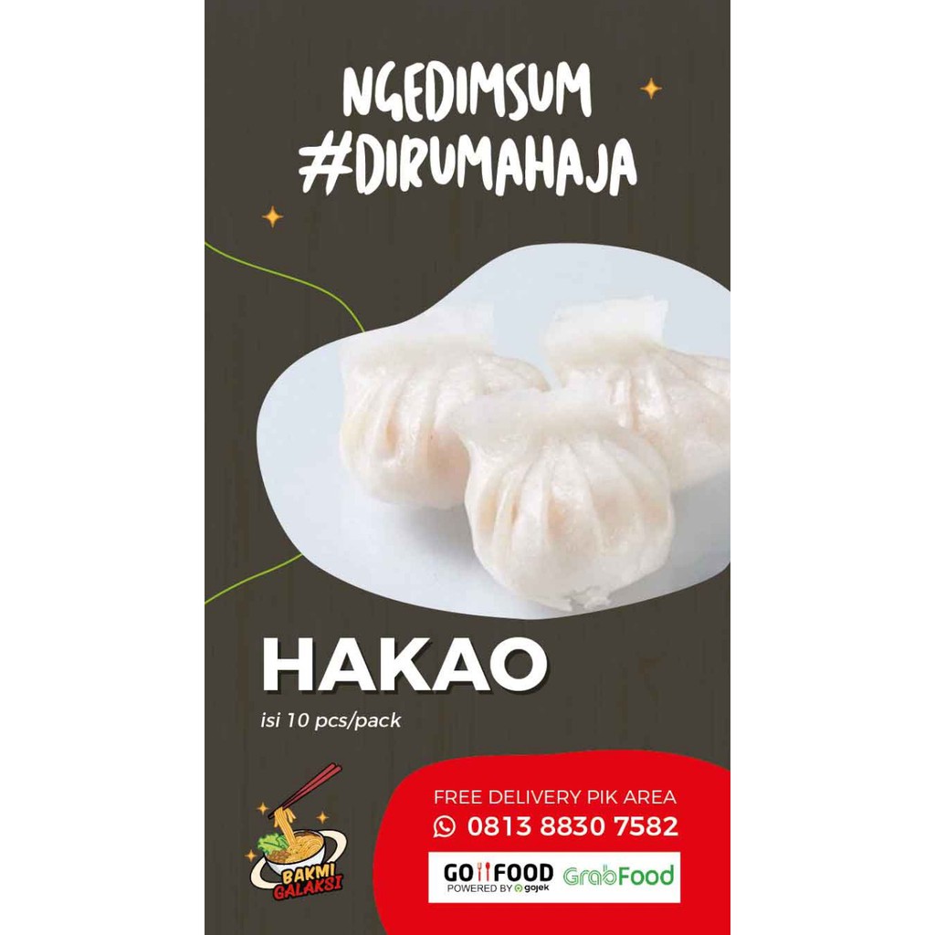 

DIMSUM Hakao Udang Galaksi isi 10pcs