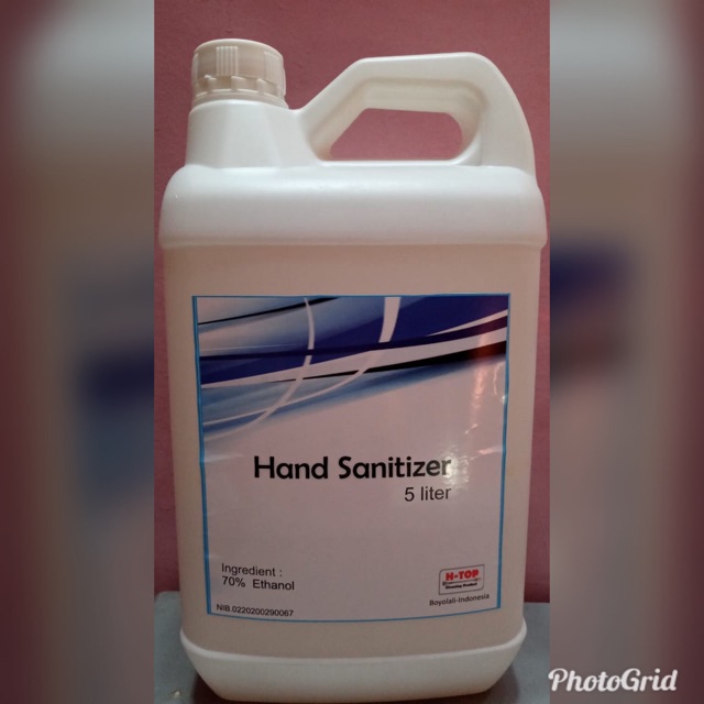 Hand sanitizer semi gel 5 liter