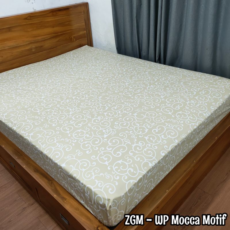 Produsen Sprei Waterproof UK 200 * 200-WP Mocca Motif