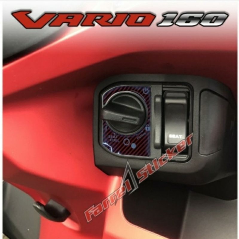 Stiker Kontak Vario 160 Cover kontak VARIO 160 PNP Bahan Lentur