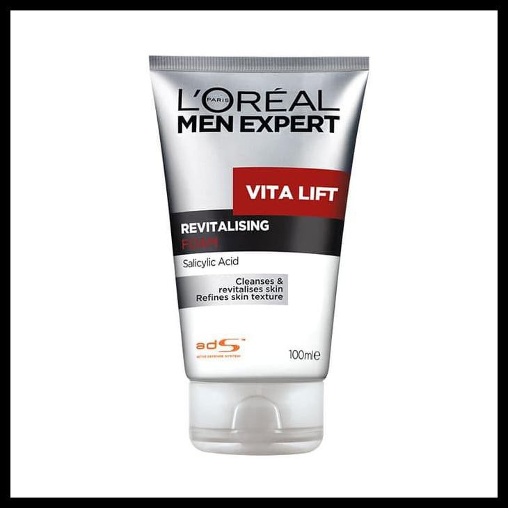 TERMURAH LOREAL PARIS MEN EXPERT VITALIFT REVITALISING CLEANSING FOAM 100ML 
