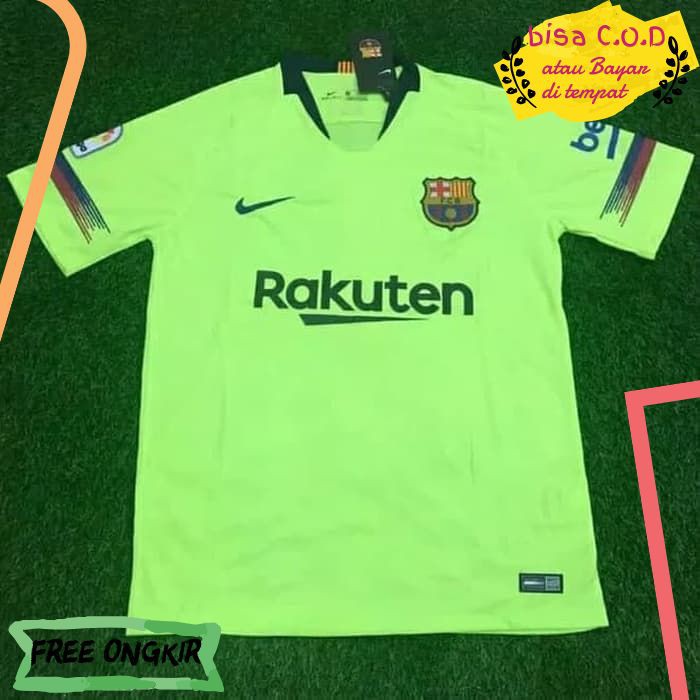 [COD]428 JERSEY BOLA / BAJU JERSY PRIA MURAH INDONESIA BARCELONA AWAY 2018 / 2019 GRADE ORIGINAL