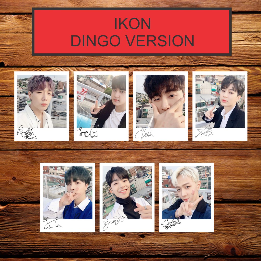 IKON ALBUM SIGNED KPOP POLAROID