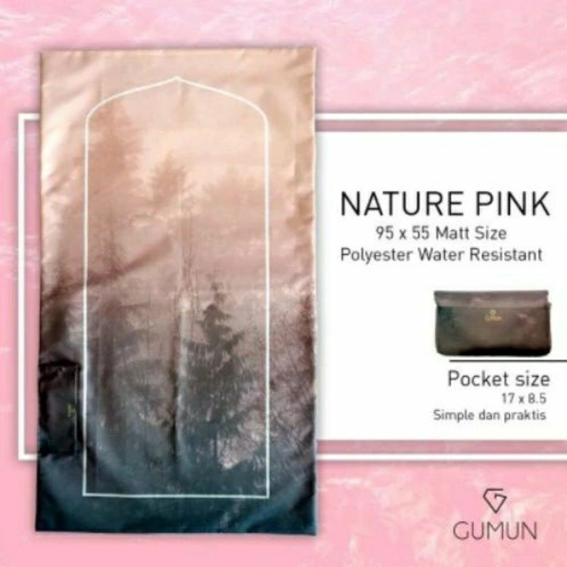 Sejadah gumun travel/sejadah traveling/waterproof/pocket dan praktis