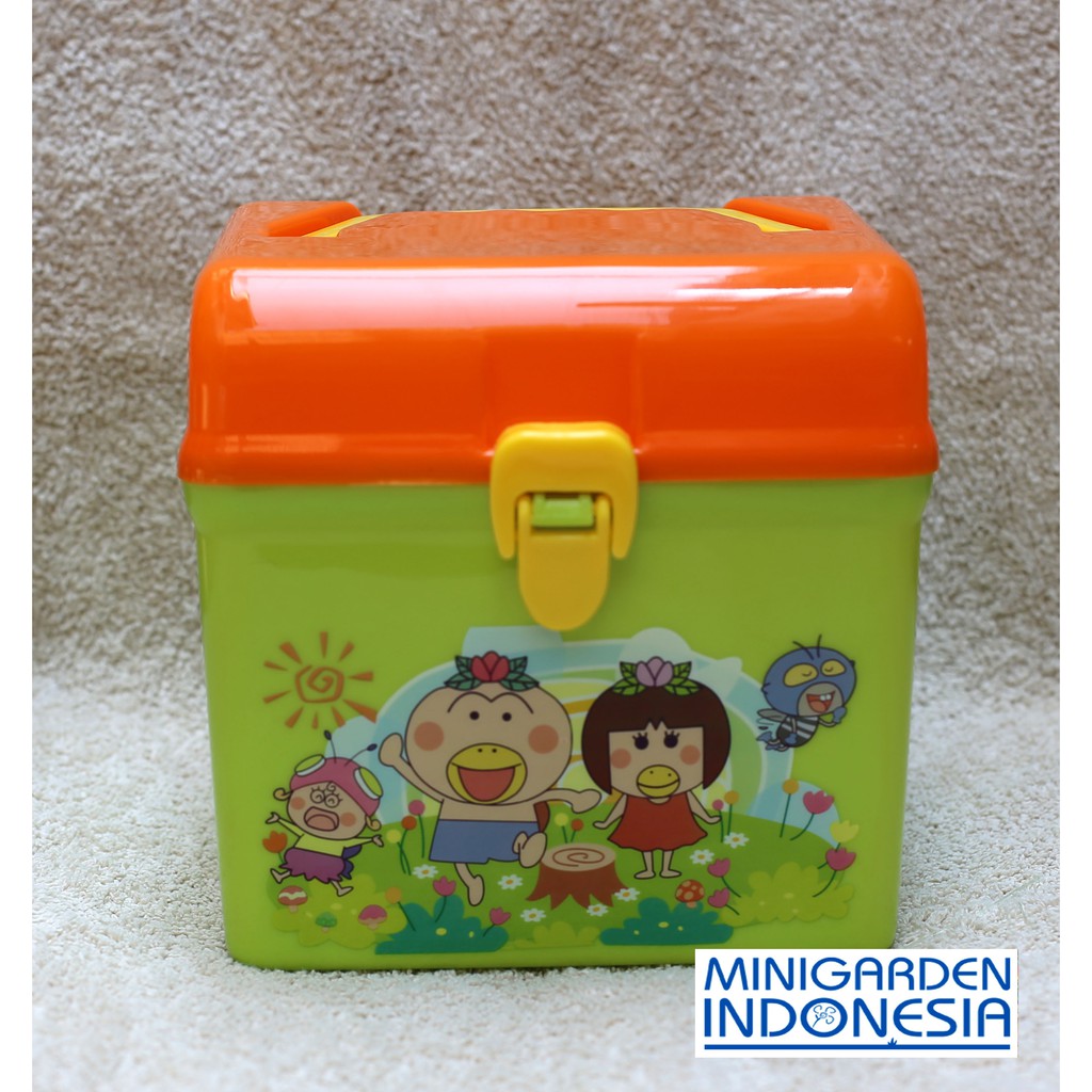 Storage Box 15x13x16 cm Tempat Mainan / tool / Kosmetik  MGI KADO simpan benih bibit tanaman