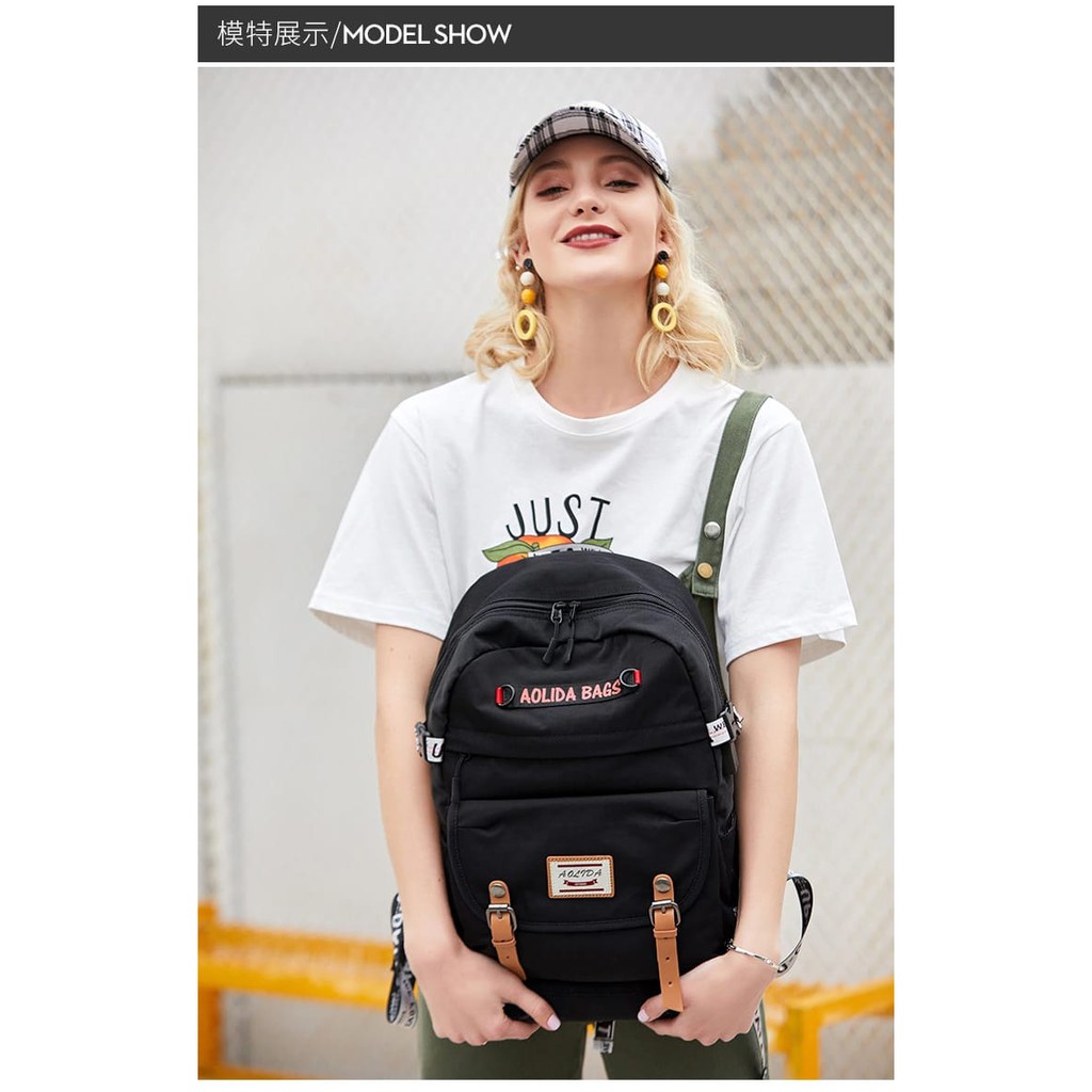 [COD] Tas Ransel Remaja Perempuan Sekolah Backpack Terbaru Style Korea