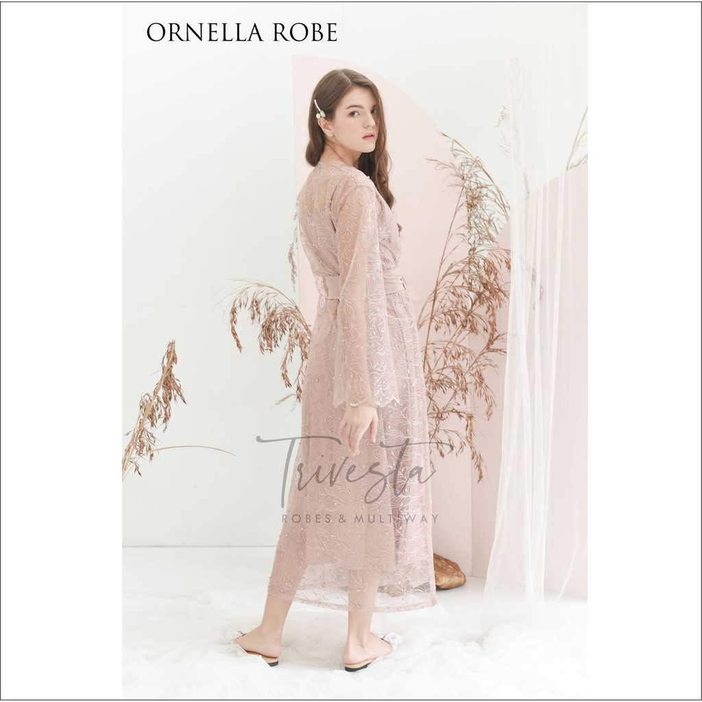 Ornella Robe- Blooming Collection - KIMONO ROBE PENGANTIN / BRIDESMAID