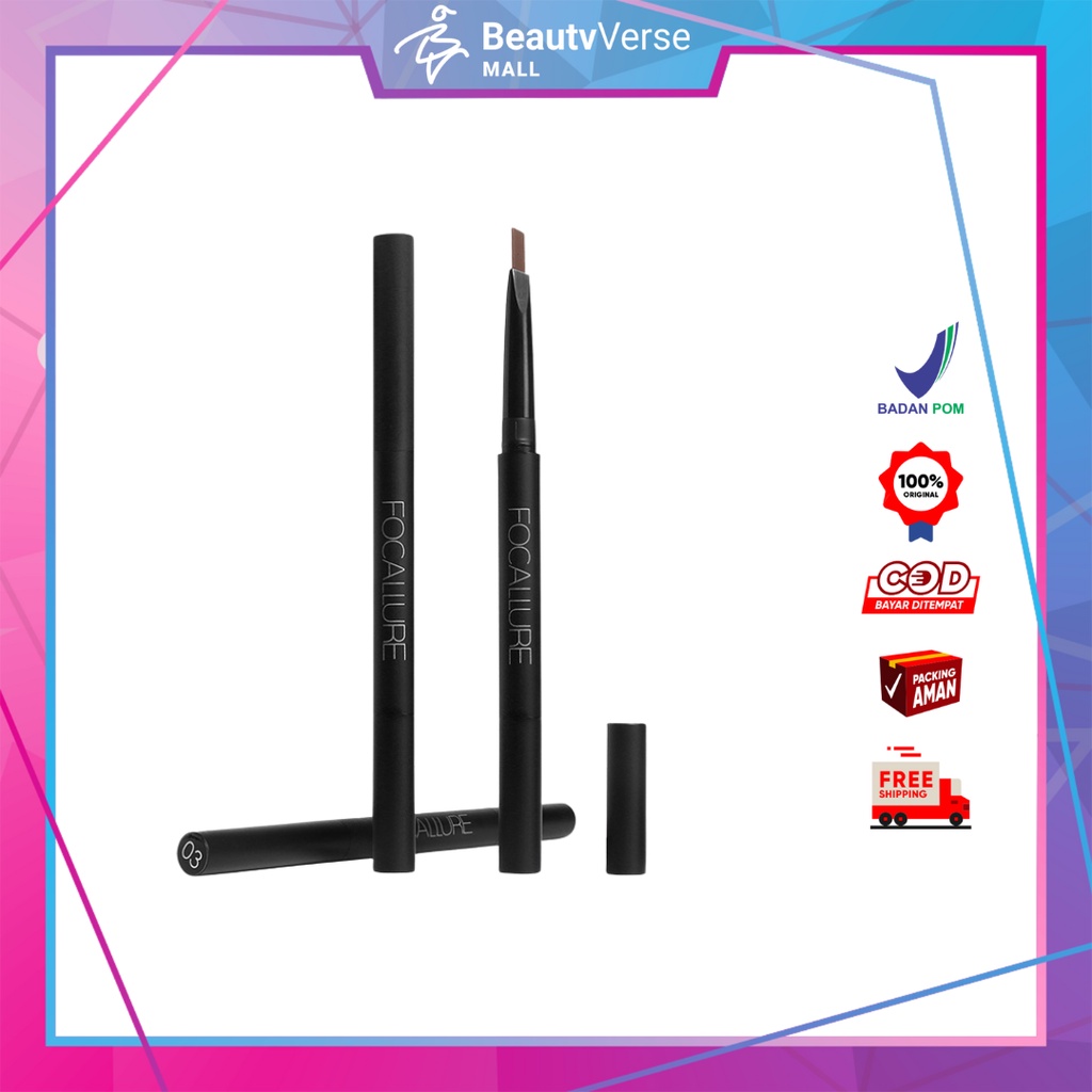Focallure Pensil Alis Eyebrow Waterproof BPOM Original (FA-18)