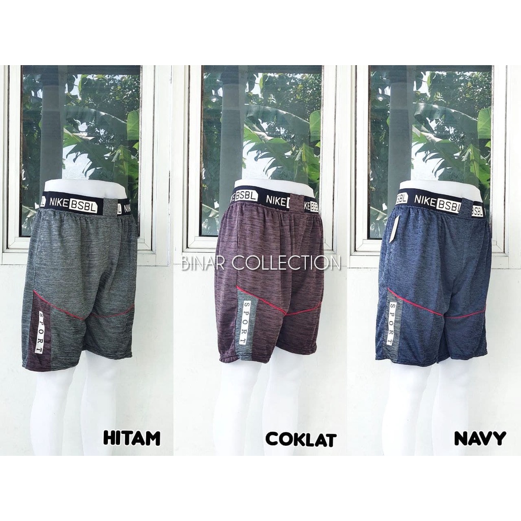 VB 02- Celana pendek sporty santai kolor ban boxer pria kolor bapak allsize fit xl /xxl bokser cowok murah harian Jumbo