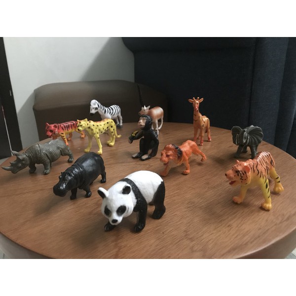 MAINAN EDUKASI ANIMAL KANTONG BINATANG SAFARI YS5-012 ISI 12 PCS