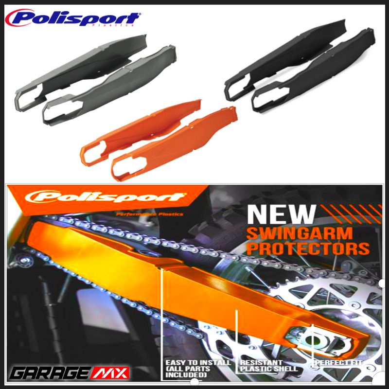 SWING ARM PROTECTOR POLISPORT KTM HUSQVARNA . COVER SWING ARM KTM HUSQVARNA