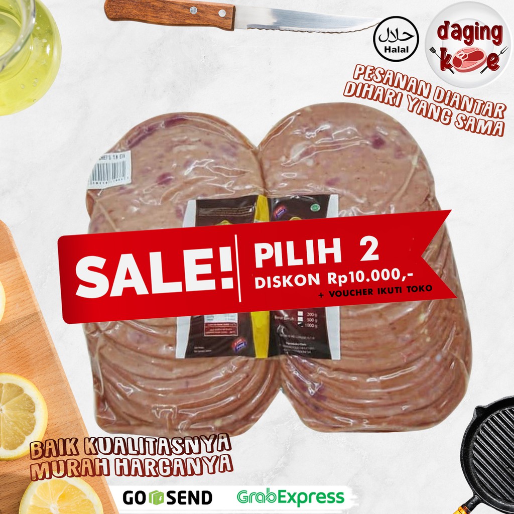 

DAGING SMOKED BEEF KEMFOOD SUPER PREMIUM 1 KG DK131