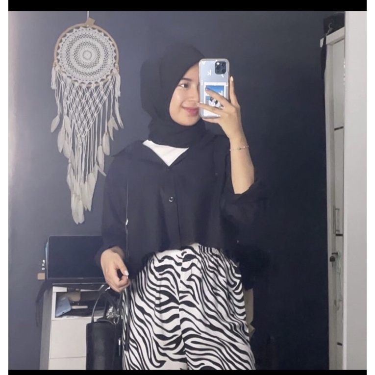 KEMEJA CROP RAYON | KEMEJA HIJAB | KEMEJA CROP | KEMEJA KULIAH | KEMEJA KERJA | KEMEJA POLOS