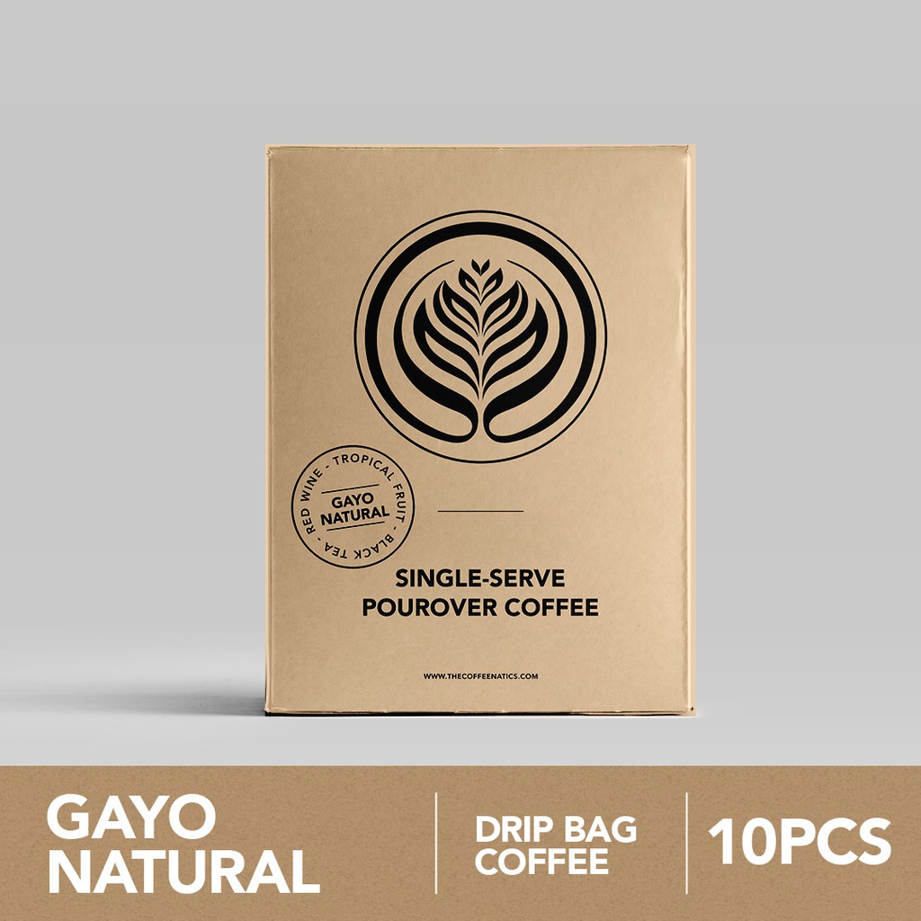 

Gayo Natural SSP Box - Kopi Drip Arabika Sachet Praktis | Coffeenatics