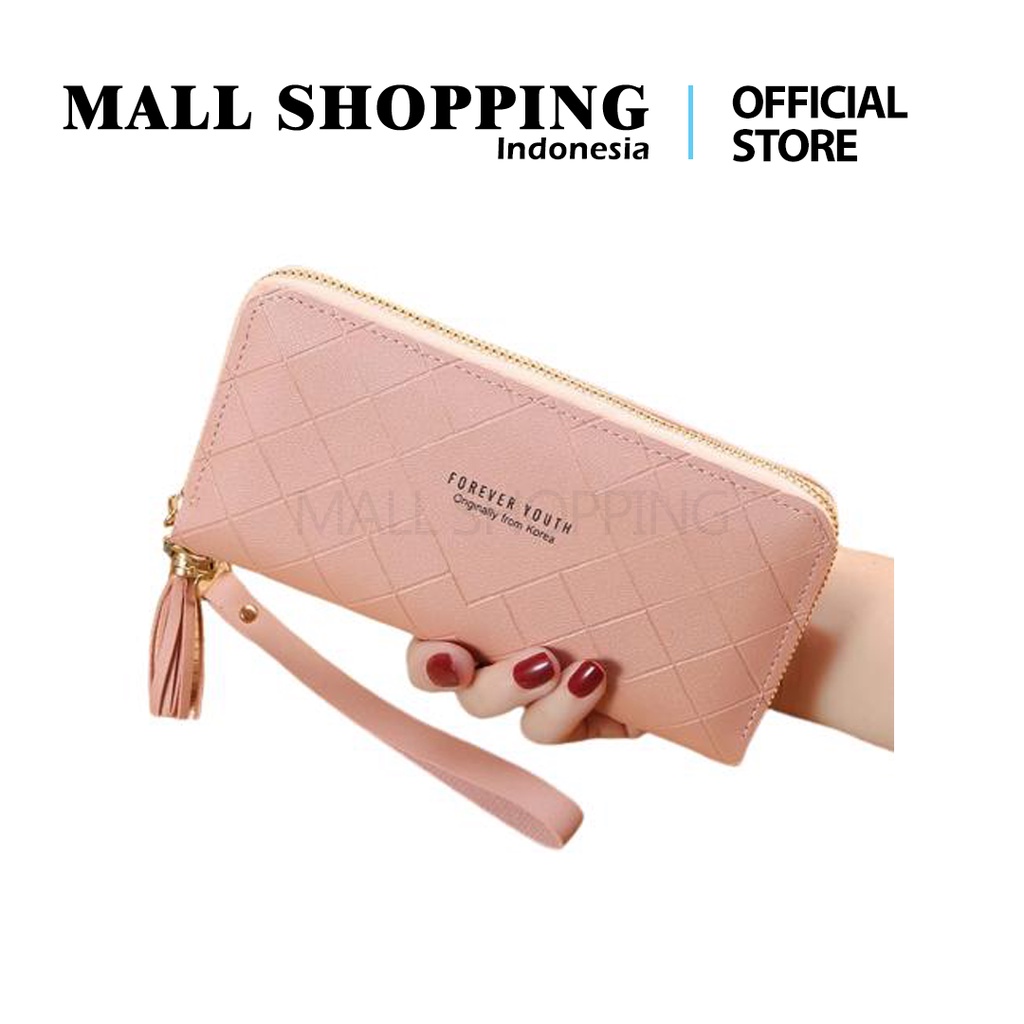 (COD) Dompet Wanita Dompet Panjang Dompet Resletting MALLSHOPPING