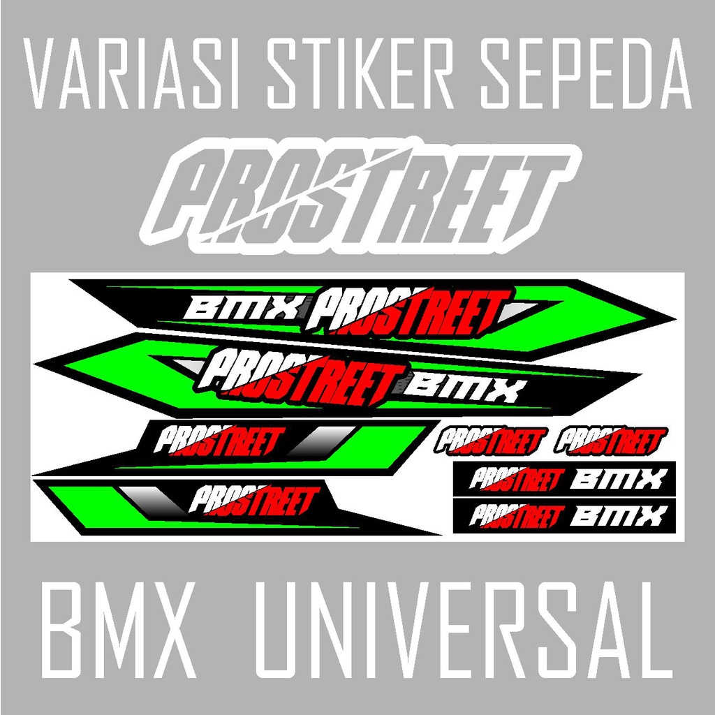 STIKER SEPEDA BMX PROSTREET EMBLEM SEPEDA BMX - STRIPING DECAL SEPEDA - UNIVERSAL 02