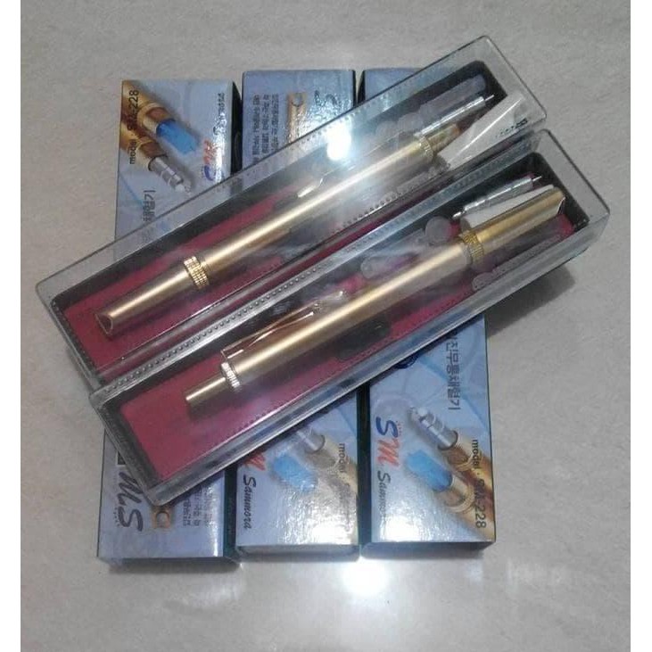 LANCING DEVICE / PEN BEKAM SAMORA GOLD