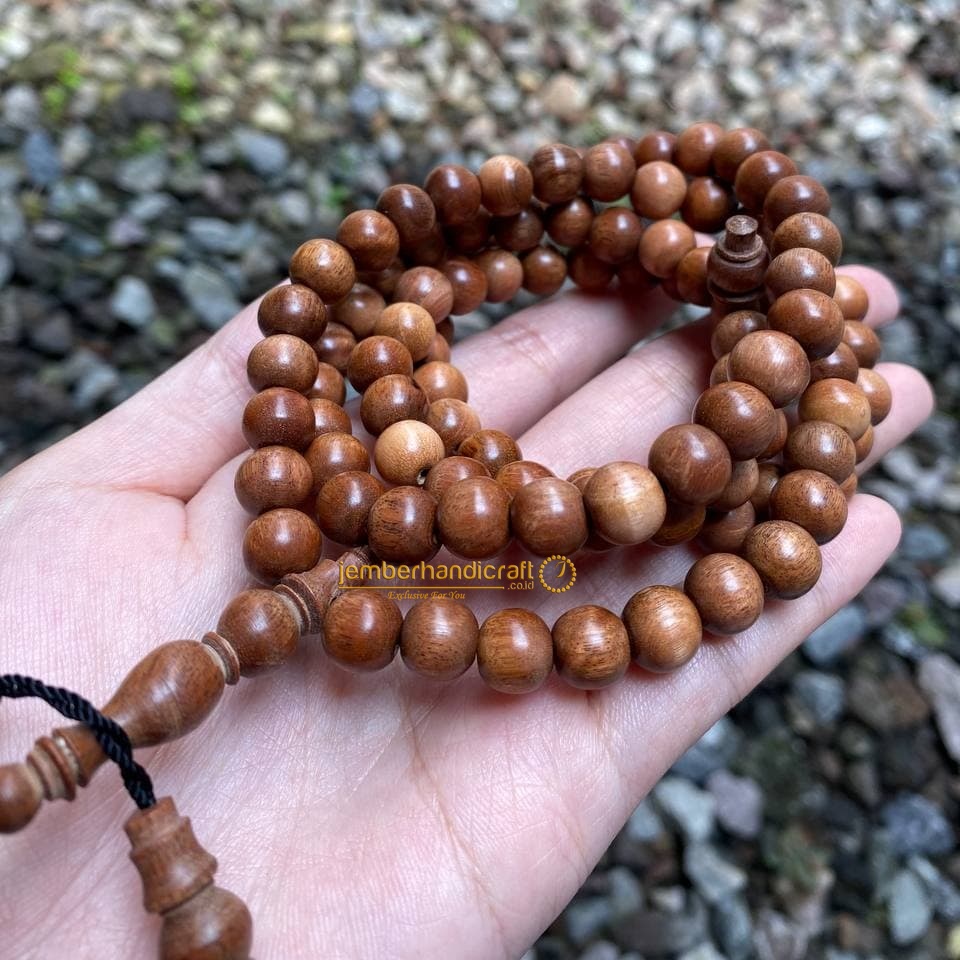 Tasbih Kayu Stigi / Tasbih Kayu Bertuah Stigi Original Bergaransi