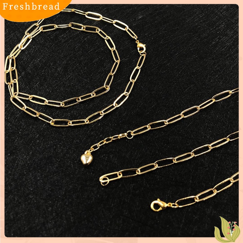 Terlaris Women Fashionable Vintage Paperclip Anklet Bracelet Foot Chain Jewelry Gift