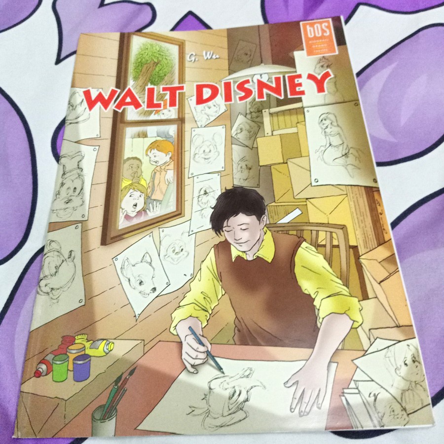 KOMIK BOS BIOGRAFI ORANG SUKSES - WALT DISNEY