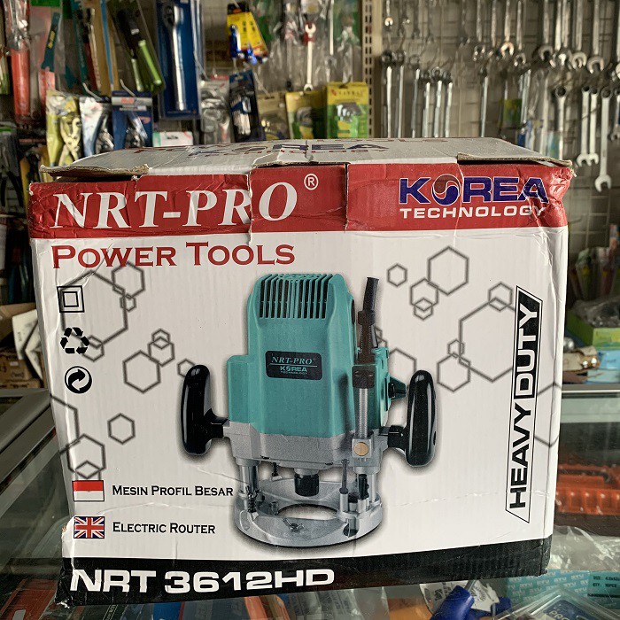 Mesin Router Besar 2 Tangan NRT-PRO 3612 HD  - Profil Kayu Teko 1/2