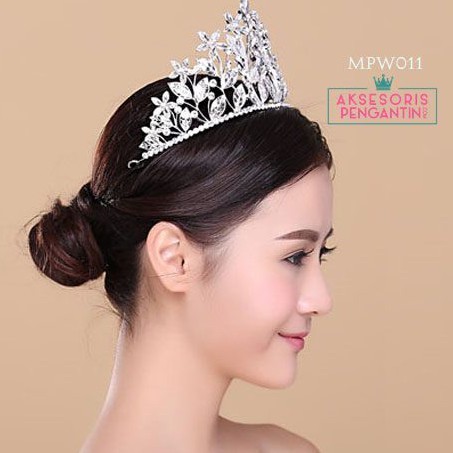 [STOK TERBATAS] HEADPIECE WEDDING AKSESORIS WANITA MAHKOTA PENGANTIN MPW011