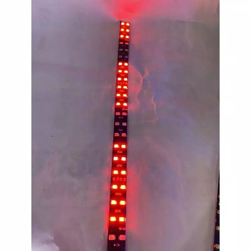 LAMPU LED STRIP RUNNING FLEXIBEL 54LED 30CM WATERPROOF 12-24V MOTOR MOBIL TRUK