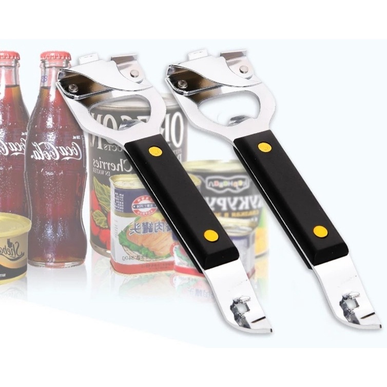 ALAT PEMBUKA TUTUP BOTOL CAN OPENER BUKAAN KALENG SUSU STAINLESS BESI MANUAL SERBAGUNA LA089B5 MURAH