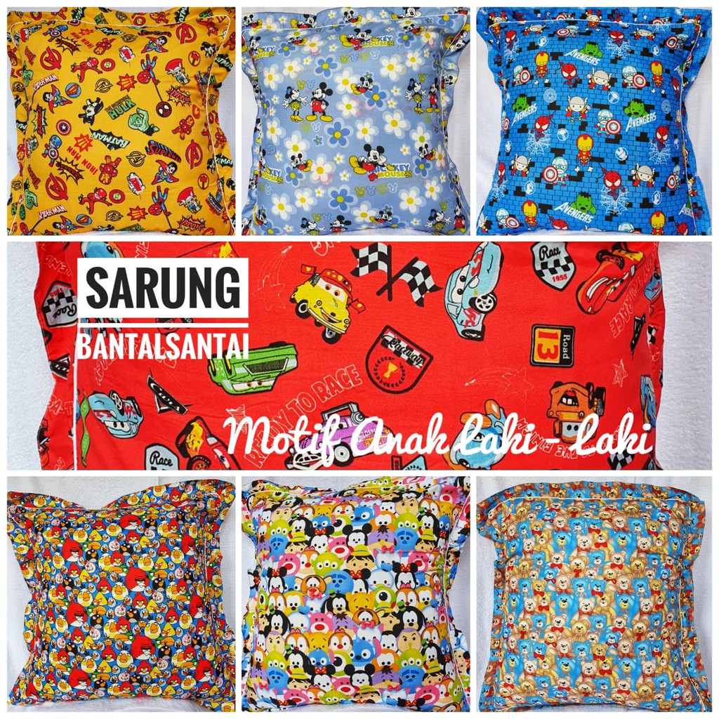 Aneka Sarung Bantal - Sarung Bantal CINTA - Sarung Bantal IMUT - Sarung Bantal SANTAI