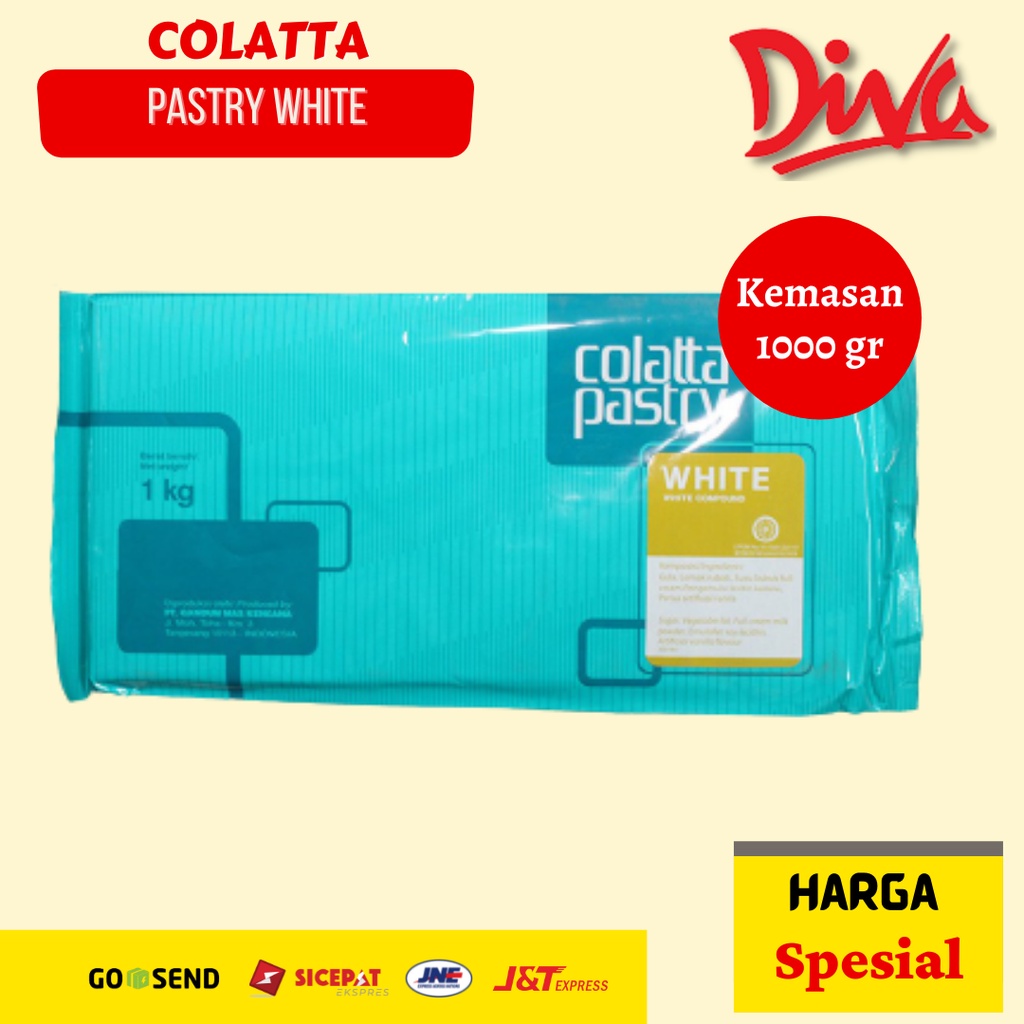 

[1kg] Colatta Pastry White - Coklat Batang