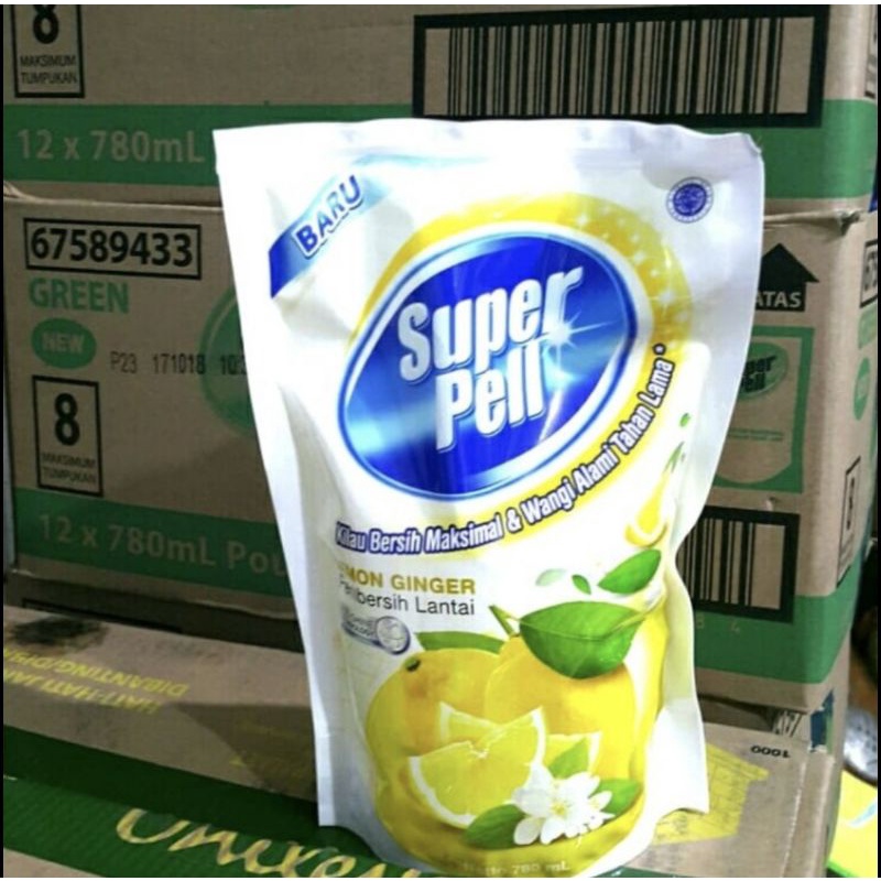 Pembersih Lantai Super Pell Lantai 770 ML Termurah