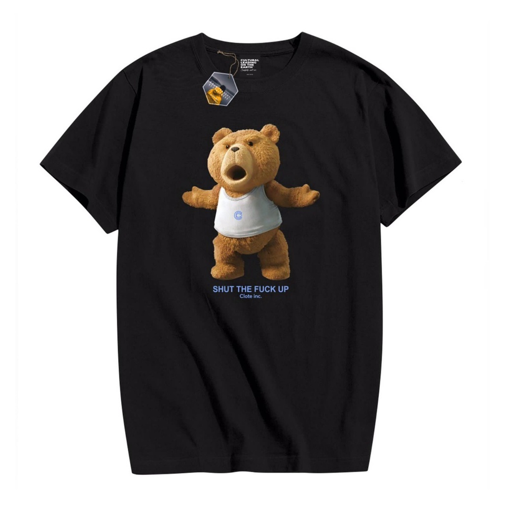 KAOS UNIQLO x KAWS / KAOS DISTRO UNIQLO / PAKAIAN PRIA & WANITA / BAJU UNIQLO x KAWS FULL TAG & LOGO / UNIQLO TSHIRT-TB Shut Up