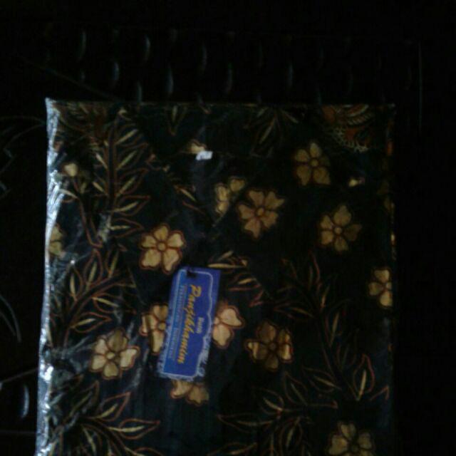 Kemeja Batik Pria Pekalongan Murah Panjikhamim New Modern Adem Halus Baju Seragam Kantor Pesta Dinas