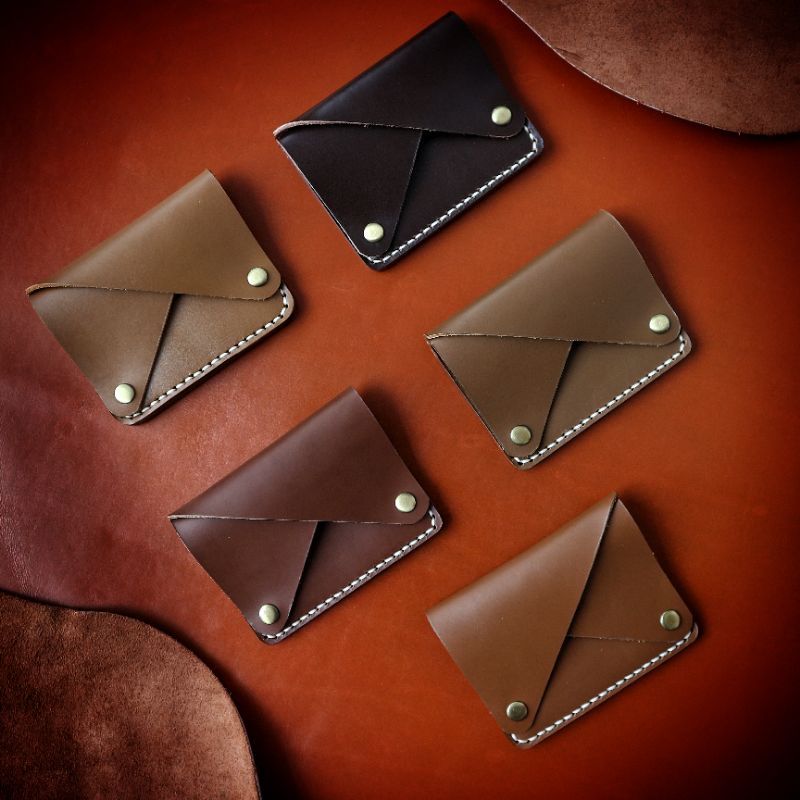 Dompet Kartu / Card Holder Kulit Asli / Tempat Kartu Atm ktp sim