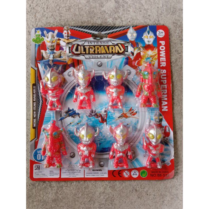 MAINAN ANAK ROBOT ULTARAMEN MINI ISI 8 BONEKA ULTARAMEN