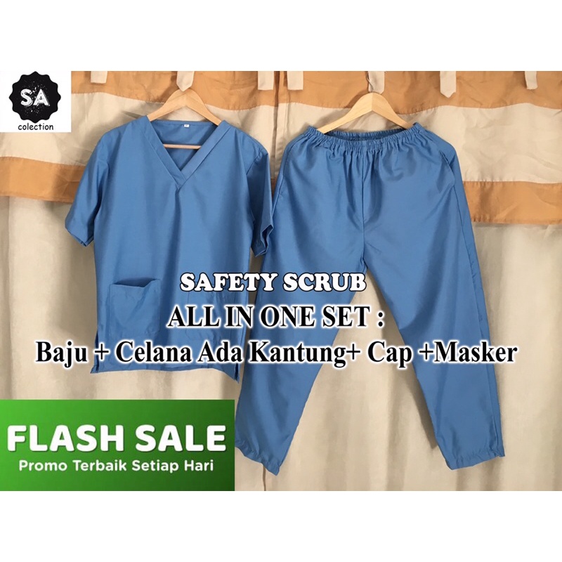 Baju Jaga / Baju OK / Baju OKA / Baju Operasi / Doctor Scrub / Seragam Medis / Baju Scrub-6