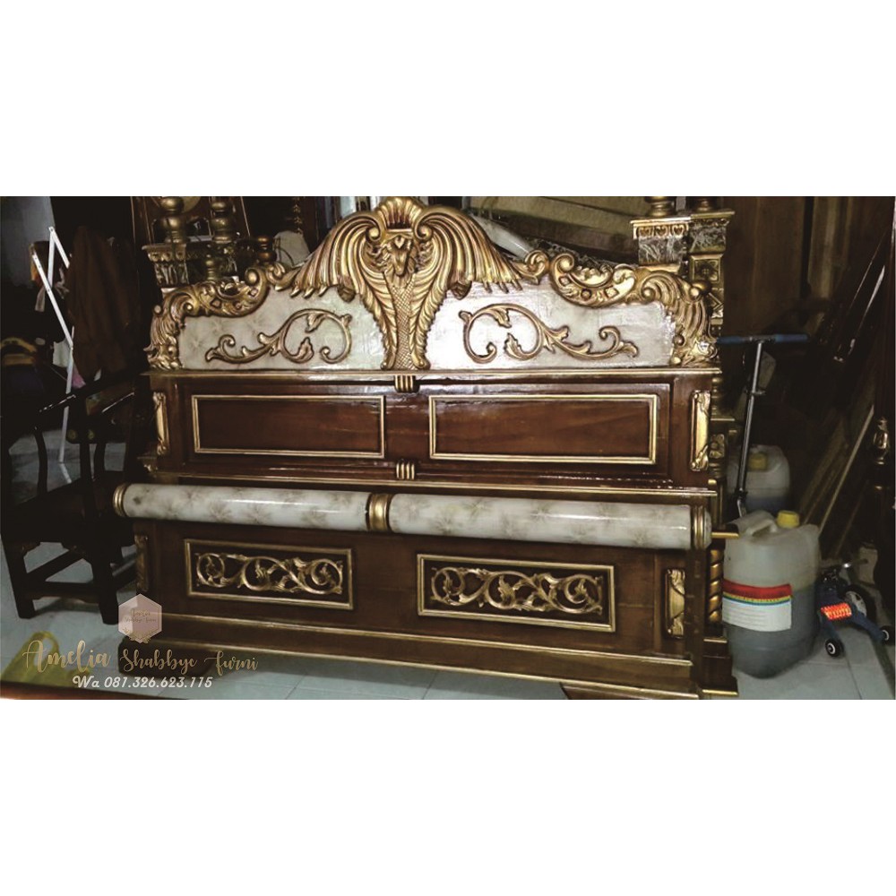 Dipan / Ranjang Peluru King Size 180x200 cm