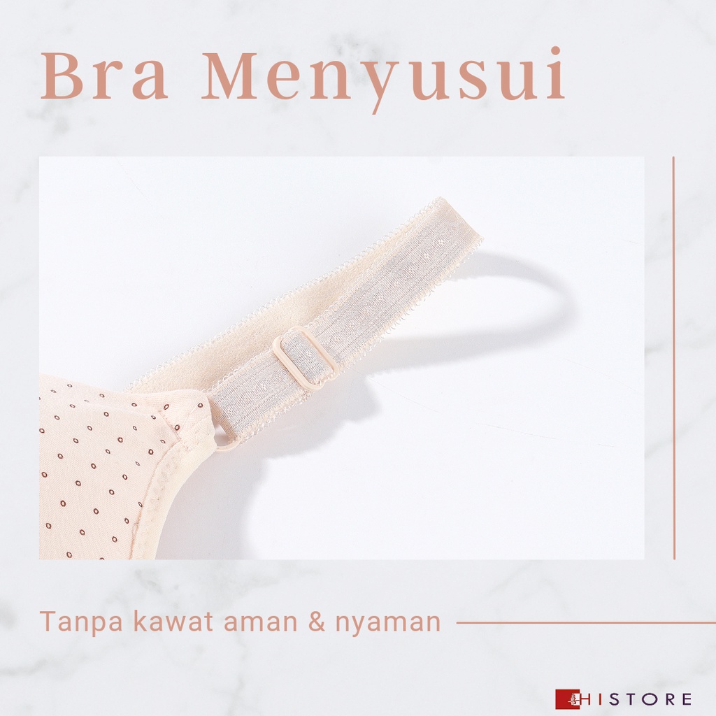 [HI] Bra Menyusui &amp; Wanita Hamil Busa Tanpa Kawat Gesper Depan 989 Bahan Premium