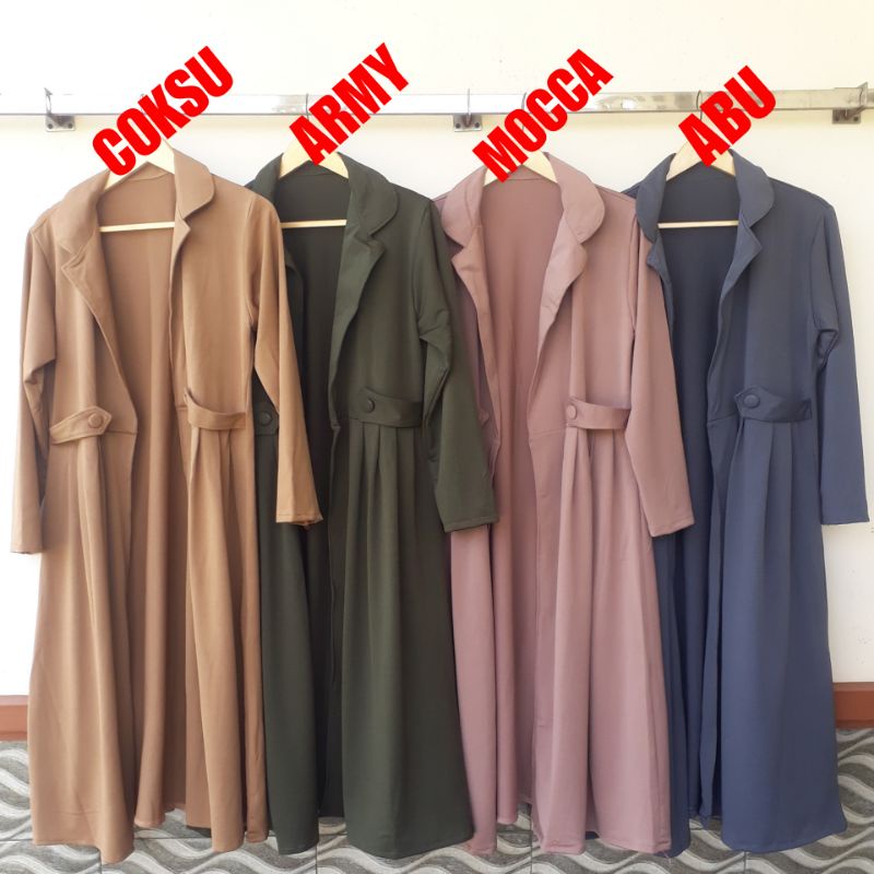 SUPER AMBYAR REALPICK 4 IN 1,SET LONG OUTER/CARDIGAN PANJANG ORIGINAL,RIZQI COLLECTION