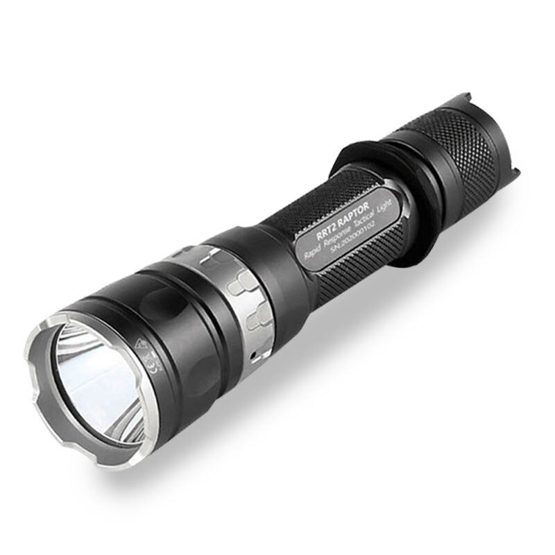 JETBeam RRT2 Raptor Flashlight Senter Tactical LED Luminus SST-70 2080 Lumens - Black