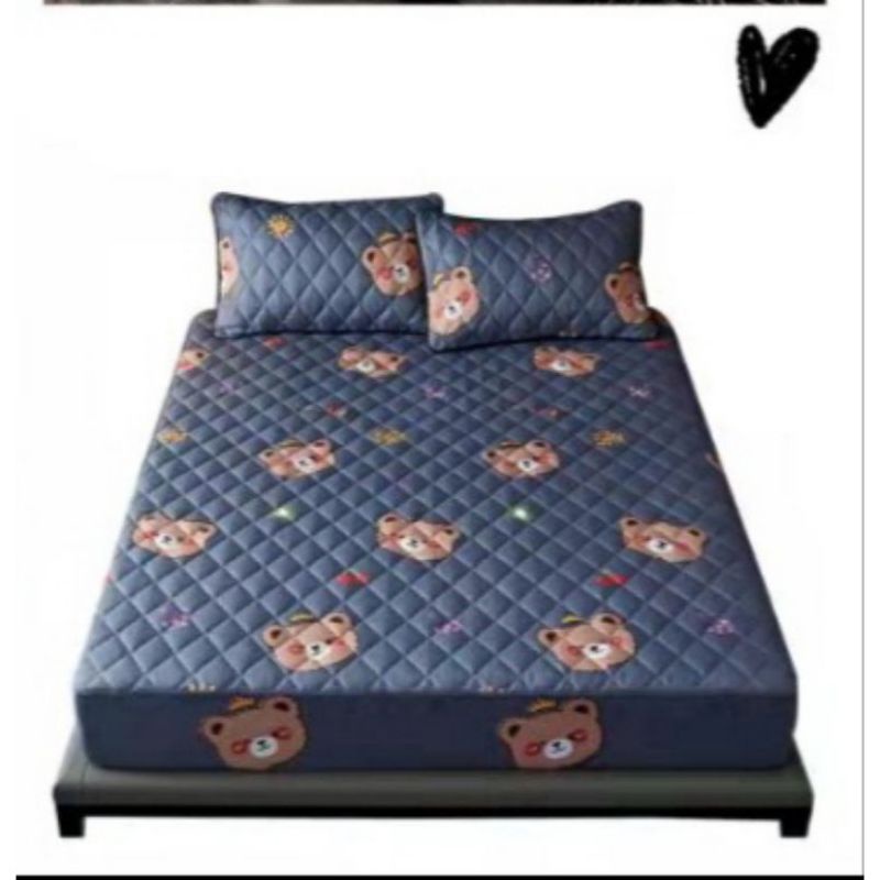 sprei waterproof 180 x200/ seprei/ sprei anti ompol/sprei anti air-2