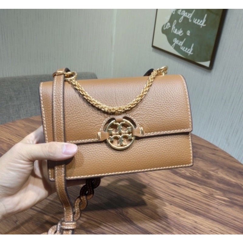 Tory Burch Miller Shoulder Mini Bag - Brown