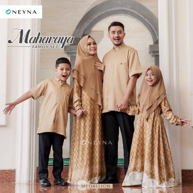 Sarimbit keluarga by neyna famset lebaran sarimbit lebaran gamis couple gamis lebaran gamis ibu anak