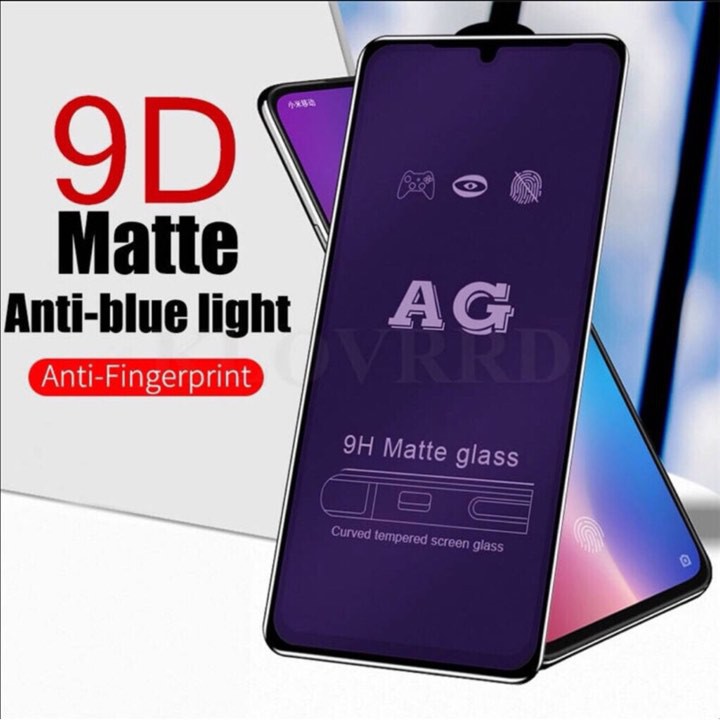 pelindung layar Redmi 8 8Pro 7 7A 6 6A 5 5Plus 5A 6X A2 A2Lite 6Pro S2 5X  Anti Blueray Matte 5D Clear Full Screen Tempered Glass