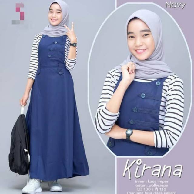 BUSANA GAMIS SETELAN OVERALLL ANAK USIA TANGGUNG