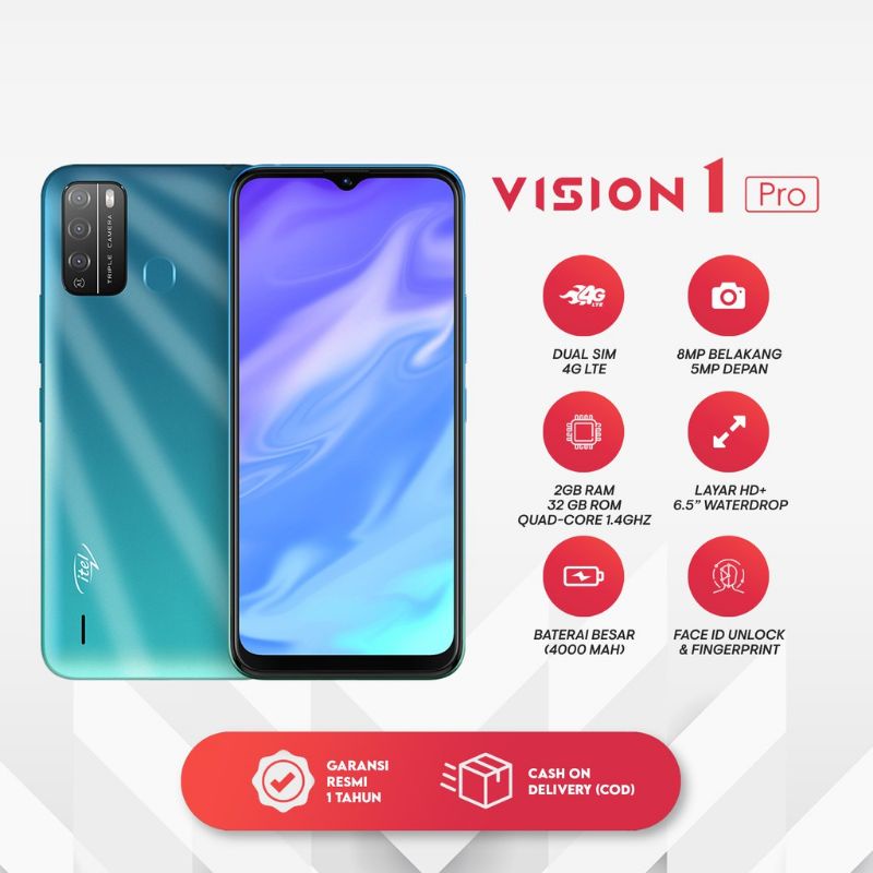 ITEL VISION 1PRO 2GB+32GB / 3GB+32GB