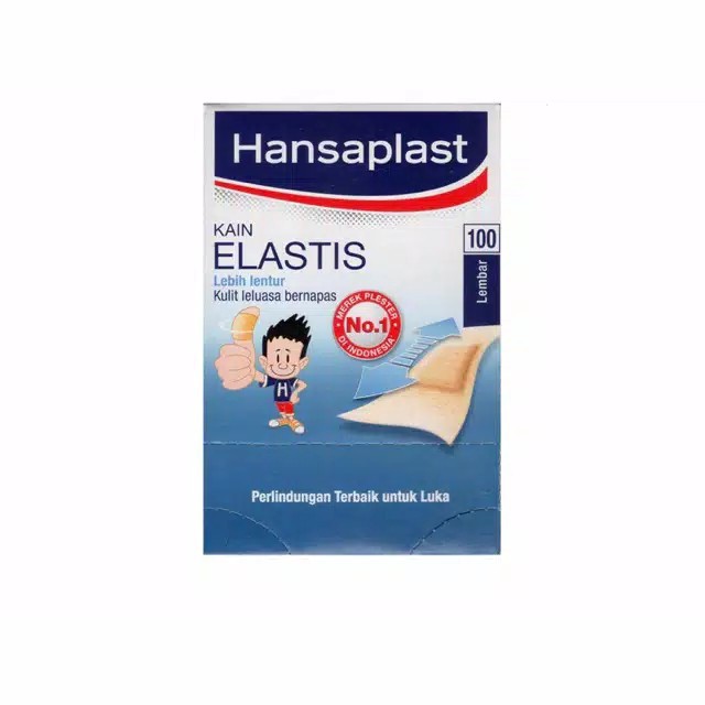 Hansaplast Kain Elastis 100 Pcs (1 Box) (100% Original)