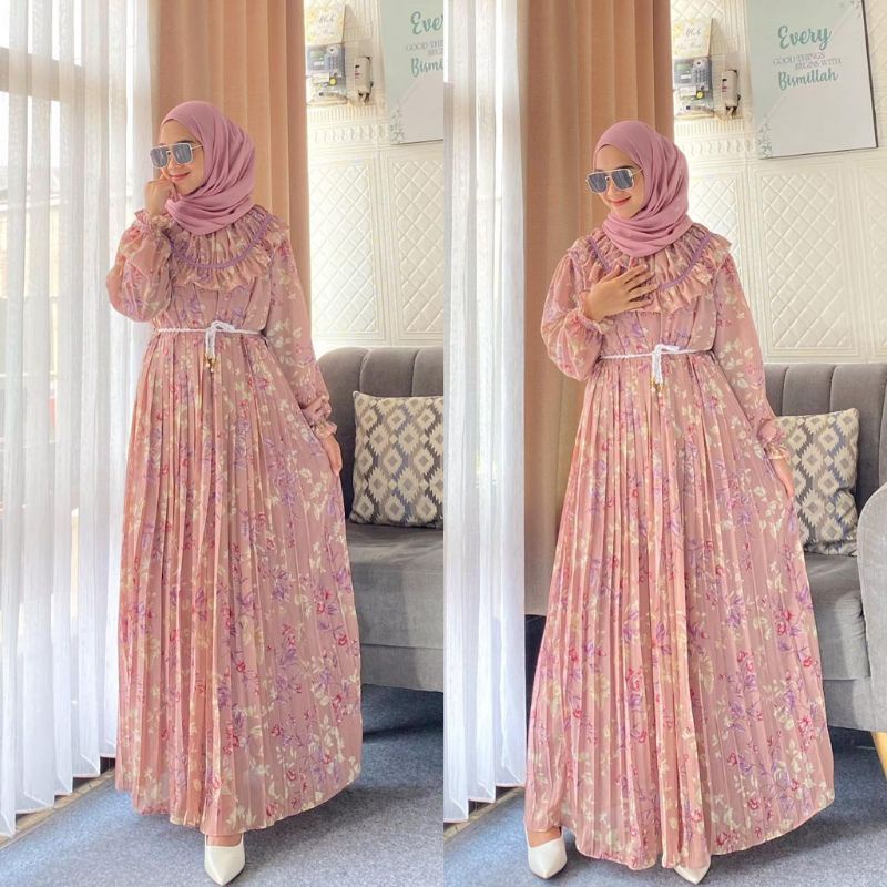 Gamis Plisket Ceruty // Gamis Ceruty